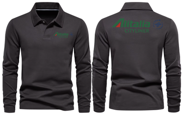ALITALIA LONG SLEEVE POLO